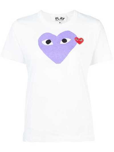 Comme Des Garçons Play футболка с сердцем P1T105