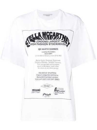 Stella McCartney футболка с принтом 'Stella' 511240SMW27