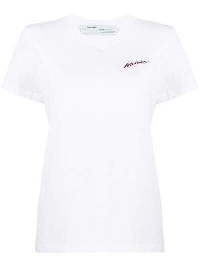 Off-White футболка с принтом OWAA049R20B070990110