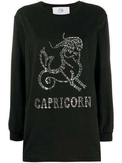 Alberta Ferretti футболка Capricorn с кристаллами J12010172