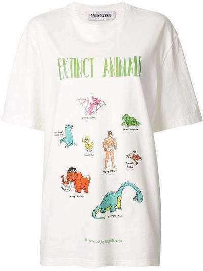 Ground Zero Extinct Animals oversized T-shirt S20TE172