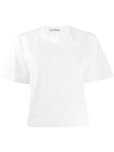 Acne Studios футболка мешковатого кроя с логотипом AL0102