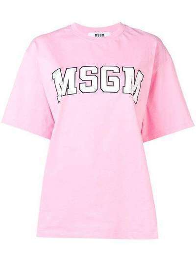 MSGM футболка свободного кроя с логотипом 2641MDM162195298