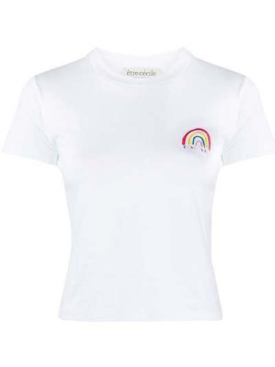 Être Cécile футболка с короткими рукавами и нашивкой RAINBOWIEPATCH