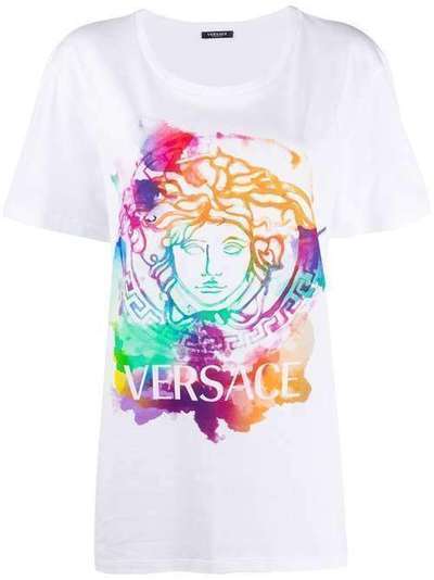 Versace футболка с принтом Medusa A87464A228806