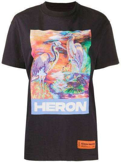 Heron Preston футболка с графичным принтом HWAA015R209140131088