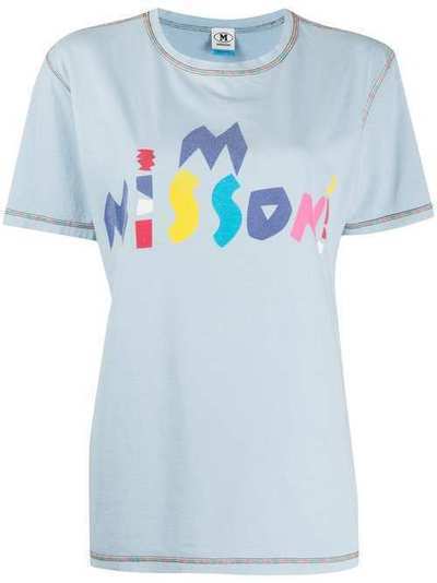 M Missoni футболка с логотипом 2DL000422J003I