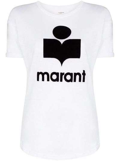 Isabel Marant Étoile футболка Koldi с логотипом