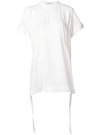 Givenchy футболка со вставками BW60HA120H