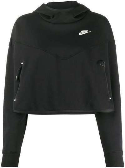 Nike укороченное худи Tech Fleece CJ3871
