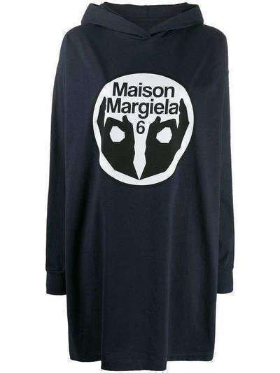 Mm6 Maison Margiela платье-толстовка с логотипом S52CT0498S23082