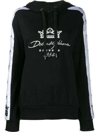 Dolce & Gabbana худи с вышитым логотипом F9G76ZFU7DU