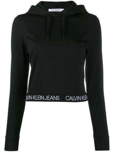 Calvin Klein Jeans укороченное худи с логотипом J20J212892BAE