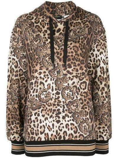 Dolce & Gabbana худи с леопардовым принтом I9439WG7WEK