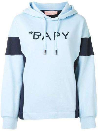 BAPY BY *A BATHING APE® худи с контрастными вставками и логотипом BSW3136