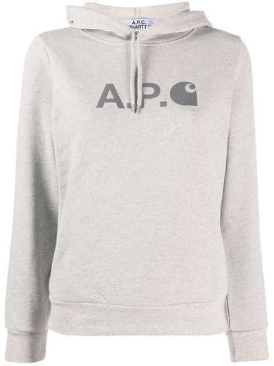 A.P.C. худи с логотипом COECOF27599