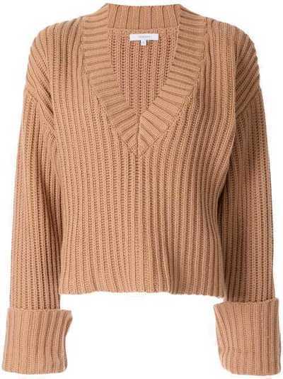 Venroy Chunky V Neck Sweater WVNECKSWEATERBIS