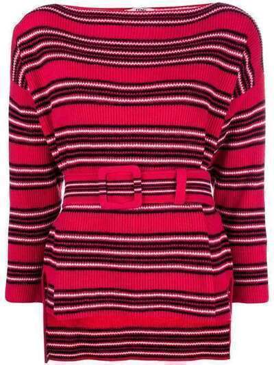Fendi ribbed belted sweater FZY641A3PR