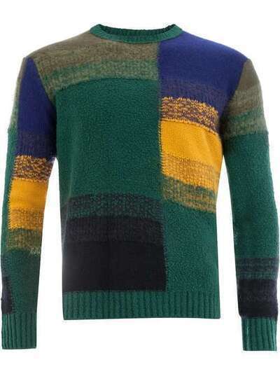 Roberto Collina свитер в стиле колор-блок RY38001RY3826