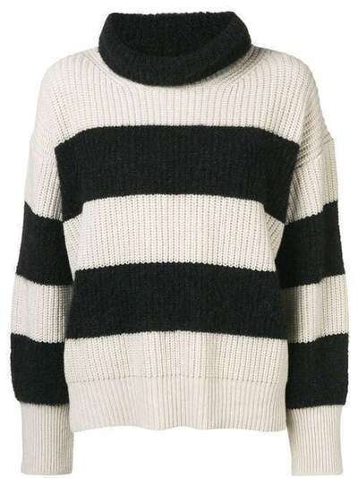 Dorothee Schumacher striped turtleneck knit 114002