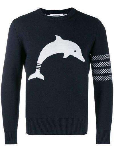 Thom Browne пуловер Icon с круглым вырезом MKA281A00014