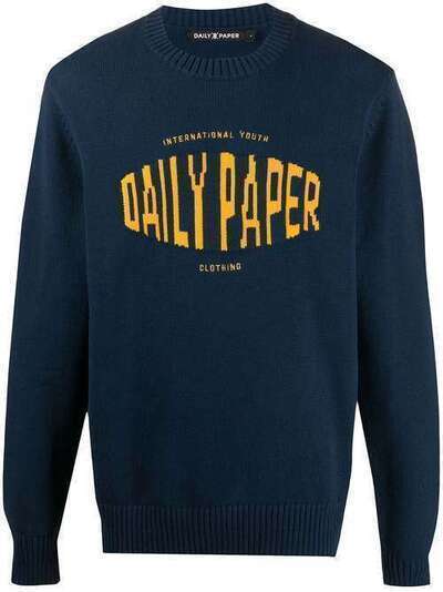 Daily Paper Genet Sweater Dress Blue 8719797103222