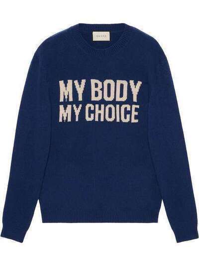 Gucci джемпер My Body My Choice 611343XKA70