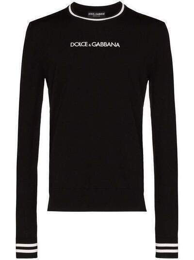 Dolce & Gabbana свитер с логотипом GX550ZJAVKD