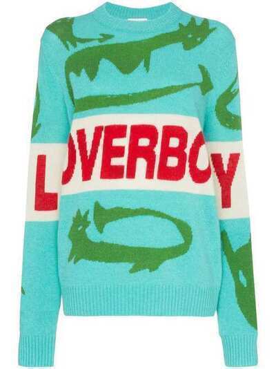 Charles Jeffrey Loverboy джемпер Loverboy вязки интарсия CJLAW19LLLSJGREENMLTI