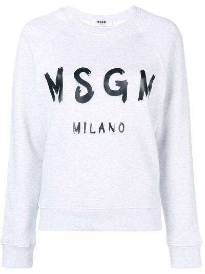 MSGM logo print sweatshirt 2541MDM89184769
