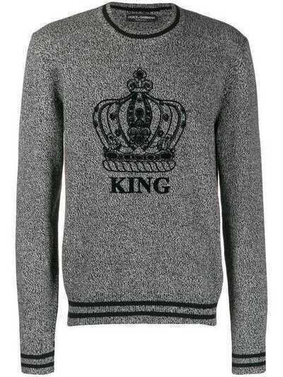 Dolce & Gabbana свитер King с круглым вырезом GX550TJAWOE