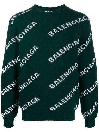 Balenciaga джемпер с логотипом 547831T1473
