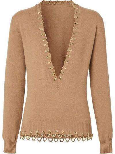 Burberry Chain Detail Cashmere Sweater 4562592