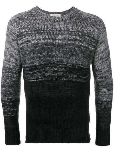 Maison Flaneur crew neck gradient jumper 18WMUSW231FM007