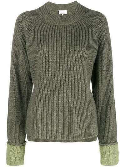 3.1 Phillip Lim Ribbed crew neck pullover F1827103CMR