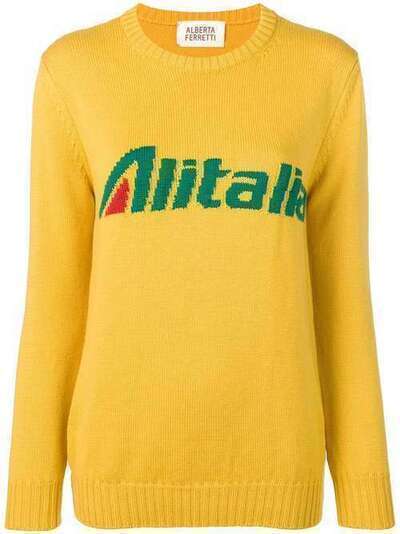 Alberta Ferretti вязаный свитер 'Alitalia' J09811613