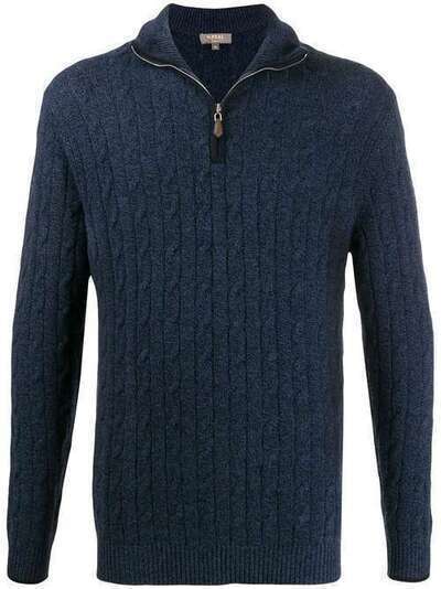 N.Peal кашемировый свитер фактурной вязки NPG414