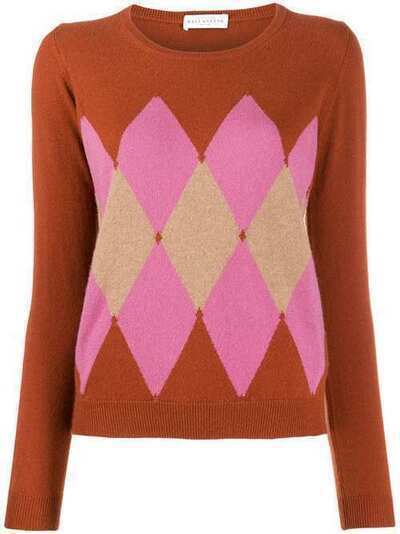 Ballantyne argyle knit jumper P1P00012K14