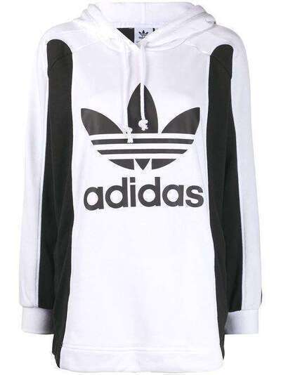 adidas logo print hoodie FL4127