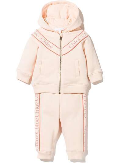 Chloé Kids спортивный костюм с логотипом