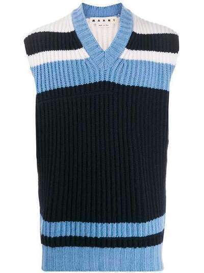 Marni свитер без рукавов с V-образным вырезом CVMG0037Q0S17221