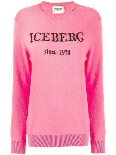 Iceberg трикотажная толстовка с логотипом 19I0A0267003