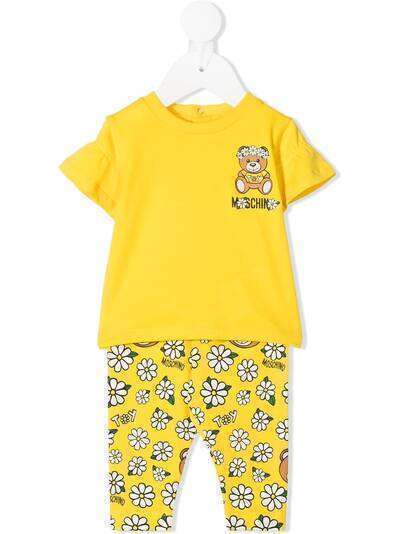 Moschino Kids спортивный костюм с принтом Teddy Bear