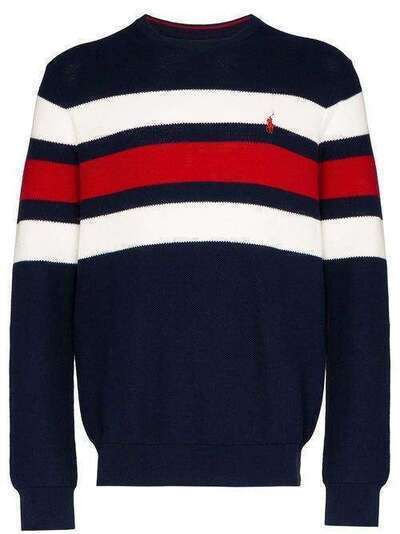 Polo Ralph Lauren свитер с контрастными полосками и логотипом 710775873002