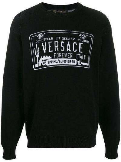 Versace джемпер с логотипом A85886A233610