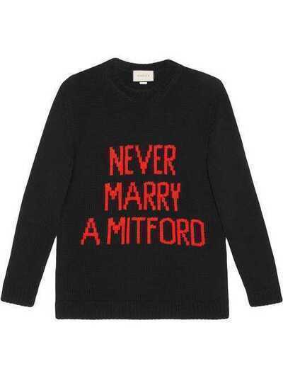 Gucci свитер 'Never Marry a Mitford' 514906X9S26