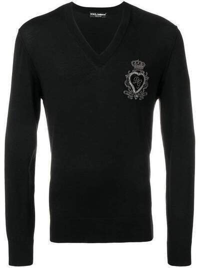 Dolce & Gabbana свитер с V-образным вырезом GX413ZJAVLG