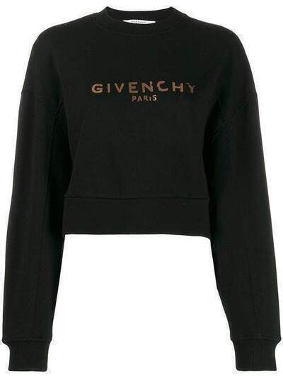 Givenchy укороченная толстовка с логотипом BWJ00D3Z2L