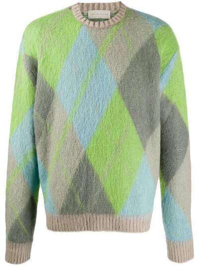 Paura argyle knit jumper 02DP9023M04506M
