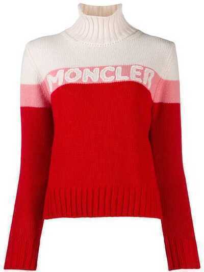 Moncler свитер с высоким воротником 9252550A9141